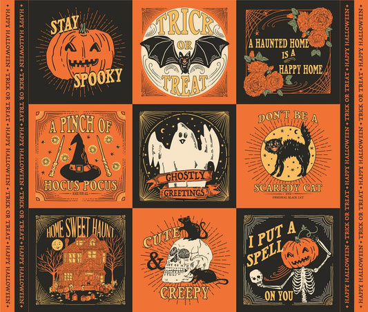 Haunted Square Panel 36" x 44" from Home Sweet Haunt by Stacy Iest Hsu