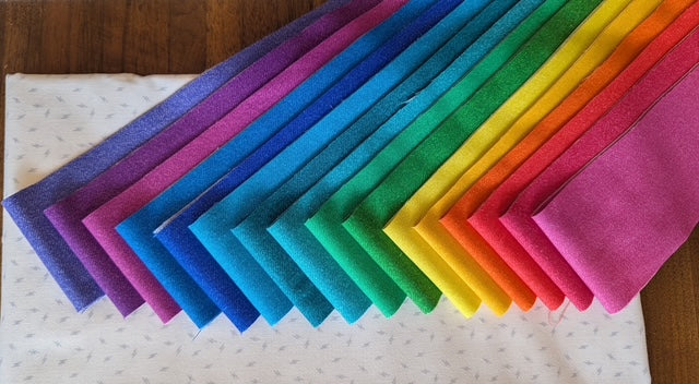 States 'N Stripes by Corinne Sovey Quilt Kit, Atomic by Libs Elliott for Andover fabrics