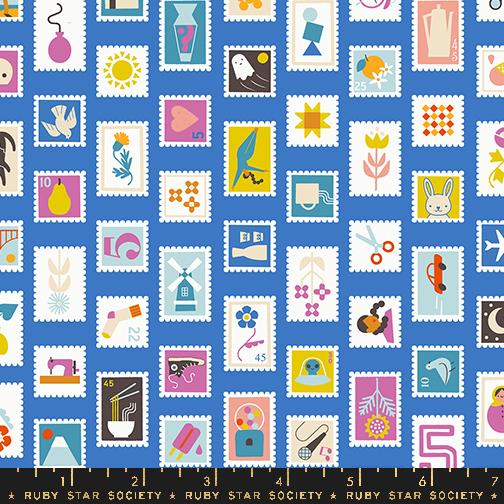 LAPIS Novelty Stamps, Salutations  by Rashida Coleman Hale for Ruby Star Society