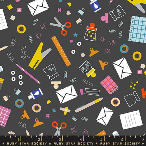 SOFT BLACK Tools Novelty Office Supplies, Salutations  by Rashida Coleman Hale for Ruby Star Society