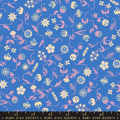 LAPIS Modern Flowers, Salutations  by Rashida Coleman Hale for Ruby Star Society