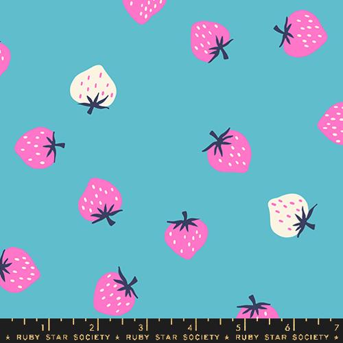 TURQUOISE Strawberry Toss from Strawberry by Kimberly Kight, Ruby Star Society