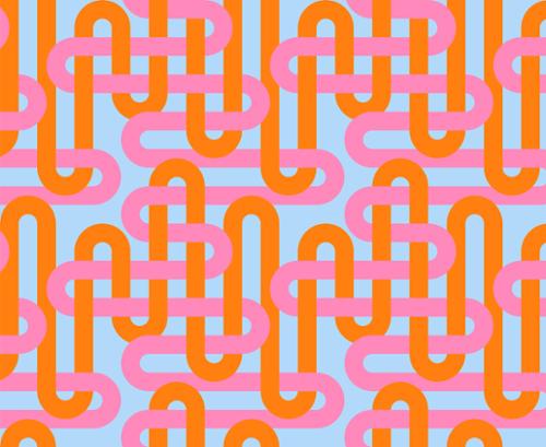 SUMMER SKY Woven Geometrics, Groove by Emily Van Hoff, Moda Fabrics