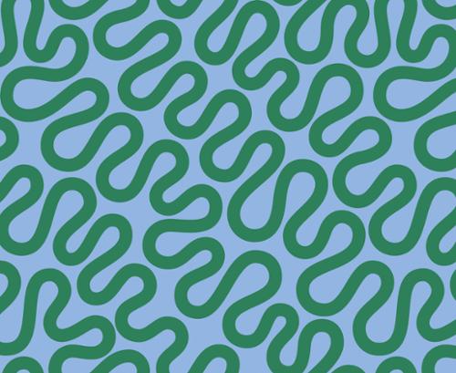 SPRING Unspooled Geometrics Swirls Meander, Groove by Emily Van Hoff, Moda Fabrics