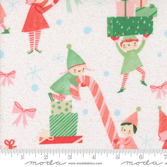 SNOW Elves from Tiny Christmas by Lizzy House, Moda Fabrics