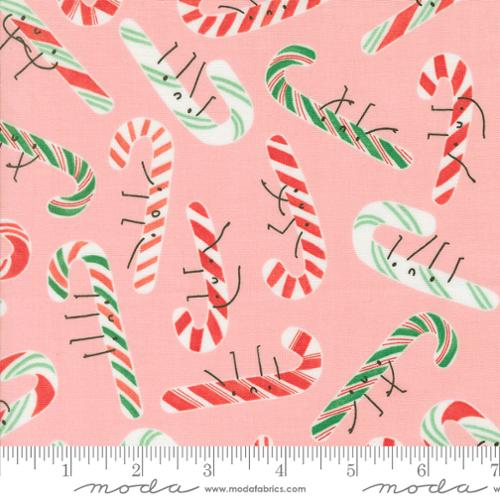 COTTON CANDY Candy Cane from Tiny Christmas by Lizzy House, Moda Fabrics