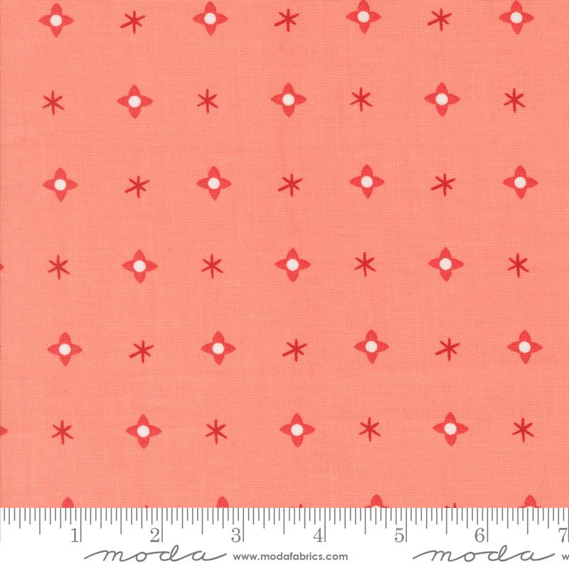 CARNATION Christmas Star Blenders from Tiny Christmas by Lizzy House, Moda Fabrics