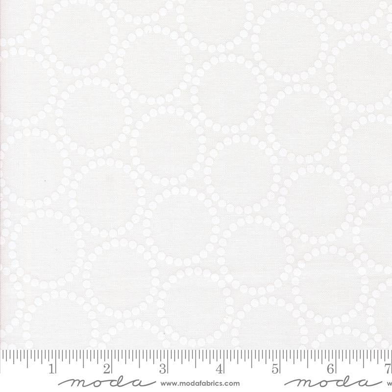 SNOW WHITE Pearl Bracelet Blenders from Tiny Christmas by Lizzy House, Moda Fabrics