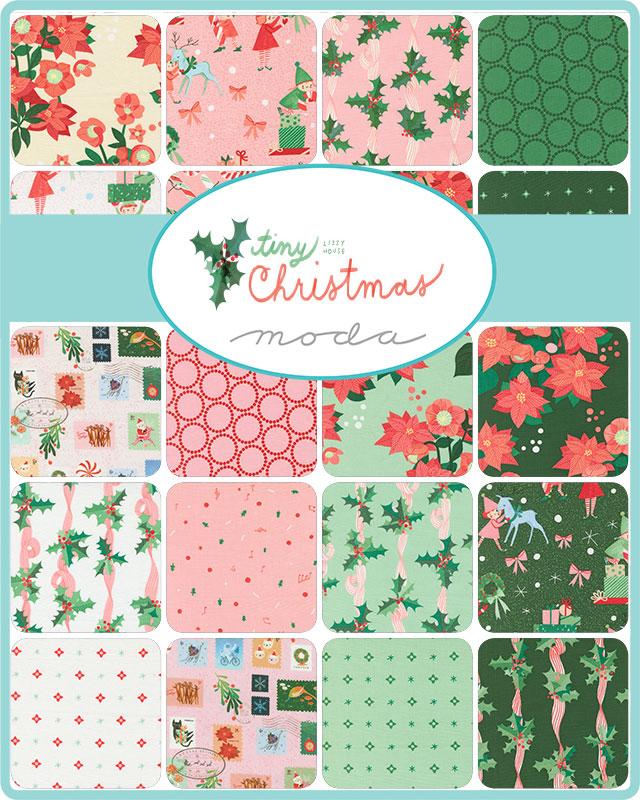 5" Charm Pack of Tiny Christmas by Lizzy House for Moda Fabrics