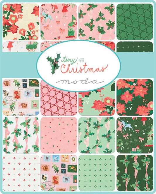 5" Charm Pack of Tiny Christmas by Lizzy House for Moda Fabrics