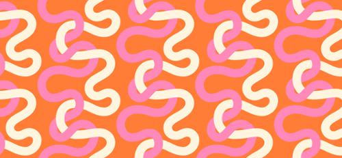 TANGERINE DREAM Tangled Quilt 108" Wideback, Groove by Emily Van Hoff, Moda Fabrics