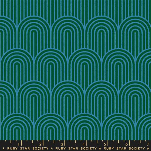 JADE Cotton Canvas, Hump Day from Geometry a Collaborative Collective for Ruby Star Society