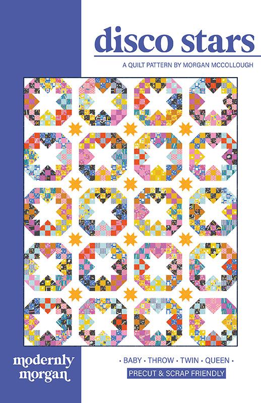 Disco Stars Quilt Pattern from Modernly Morgan