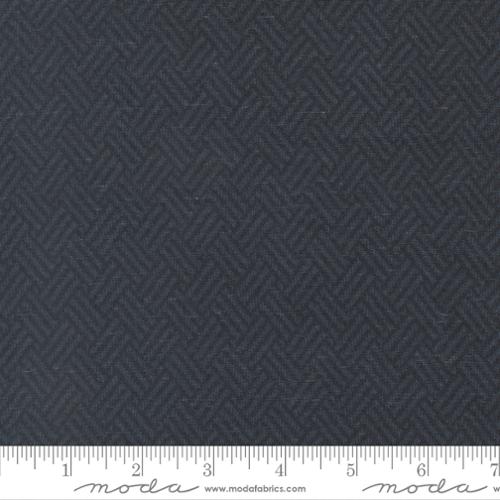 NAVY Basket Weave 108" Wideback, Prairie Gatherings Flannels by Primitive Gatherings, Moda Fabrics
