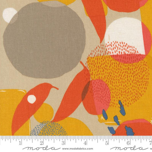 STONE Mingle Geometrics, Urban Whisper Mochi Linen by Zen Chic for Moda Fabrics