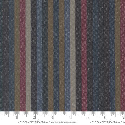 BROWN Lumberjack Stripes, Prairie Gatherings Flannels by Primitive Gatherings for Moda Fabrics
