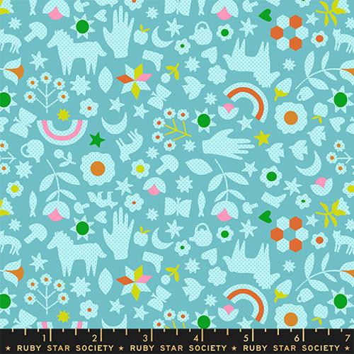 *Preorder* TURQUOISE Little Luck From Catnap by Alexia Abegg for Ruby Star Society