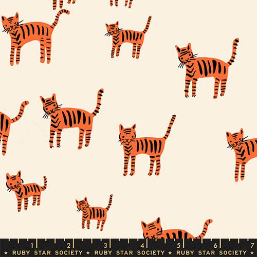 *Preorder* ORANGE Tiger Stripes From Catnap by Alexia Abegg for Ruby Star Society