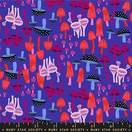 *Preorder* BLACKLIGHT Mushroom Land from Hello Alice by Sarah Watts for Ruby Star Society