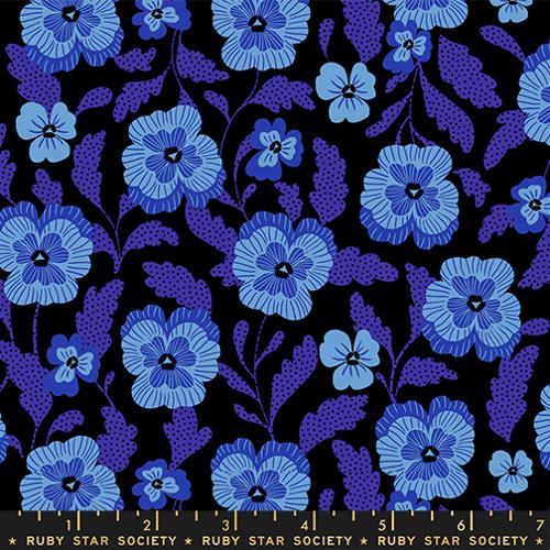 *Preorder* BLACK Violet Florals from Hello Alice by Sarah Watts for Ruby Star Society