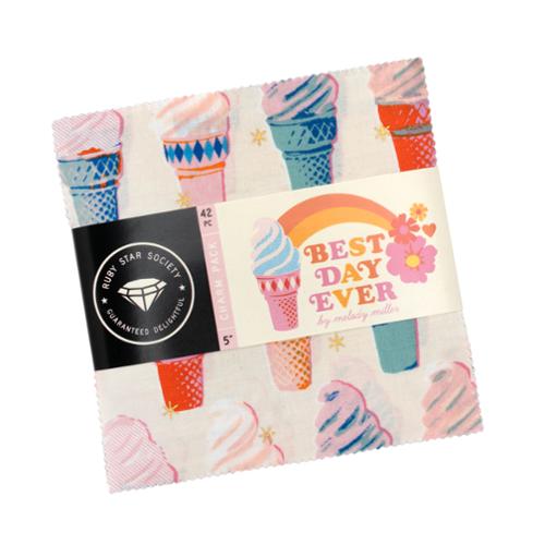 5" Charm Pack of Best Day Ever by Melody Miller for Ruby Star Society