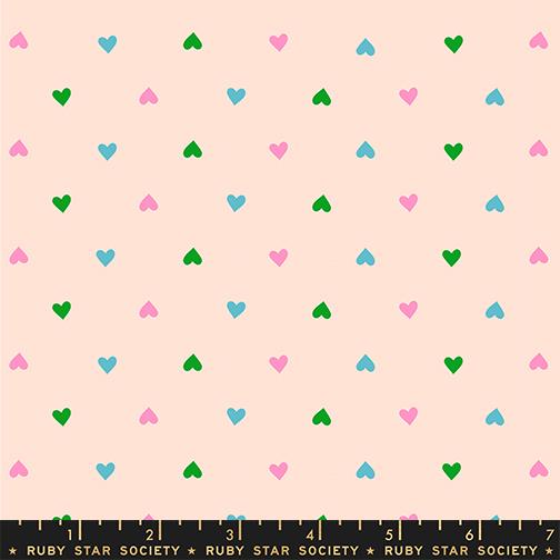 PEACH CREAM Hearts from Best Day Ever by Melody Miller for Ruby Star Society