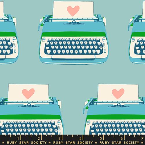 TURQUOISE Typewriters from Best Day Ever by Melody Miller for Ruby Star Society