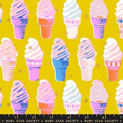 METALLIC GOLDEN Ice Cream from Best Day Ever by Melody Miller for Ruby Star Society