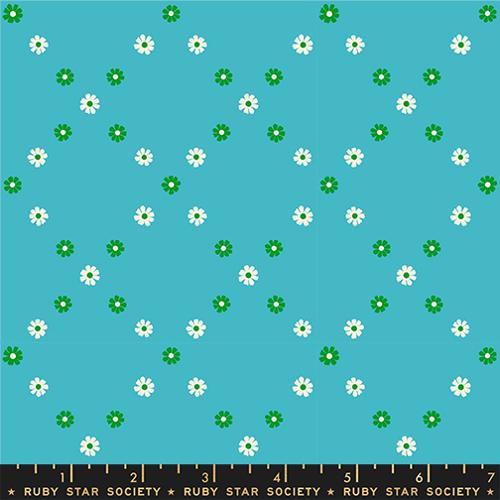 DARK TURQUOISE Diamond Flowers from Best Day Ever by Melody Miller for Ruby Star Society