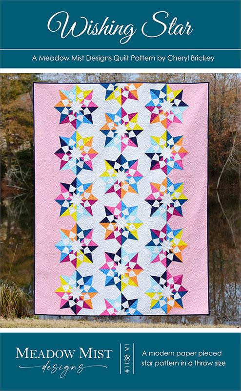 Wishing Star Quilt Pattern by Cheryl Brickey for Meadow Mist Designs