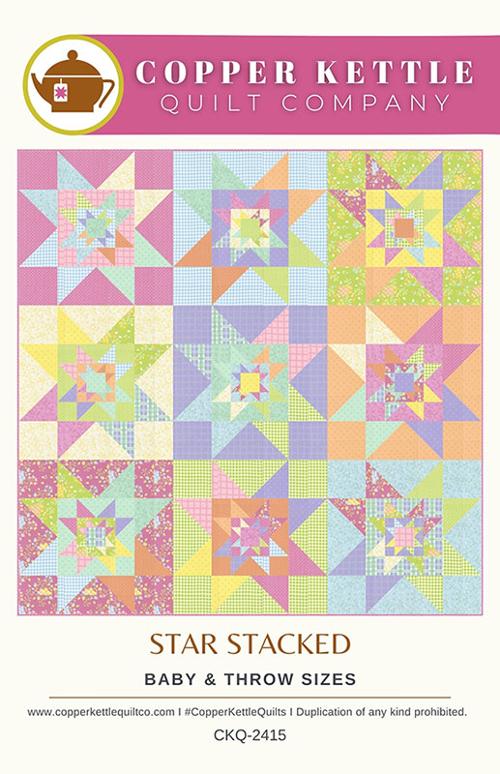 Star Stacked Quilt by Copper Kettle Quilt Company