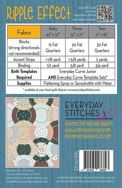 Ripple Effect Pattern from Everyday Stitches
