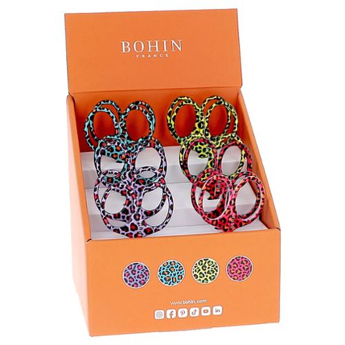 4" Pop Leopard Embroidery Scissors by Bohin