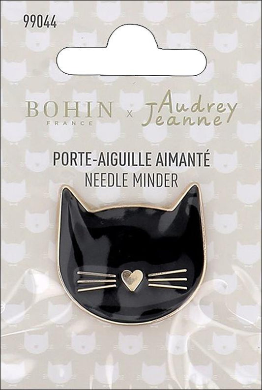 Cat Needle Minder by Audrey Jeanne for Bohin