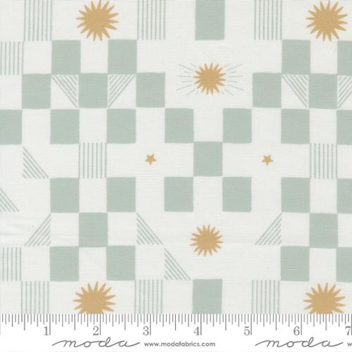 GRASS, Stars and Blocks, To the Moon and Back by Paper + Cloth for Moda