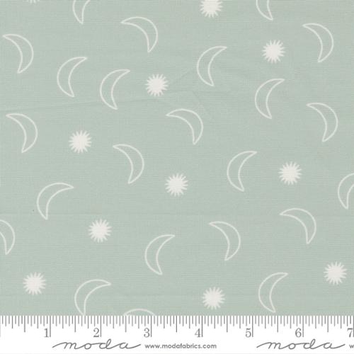 GRASS, Moon and Stars, To the Moon and Back by Paper + Cloth for Moda