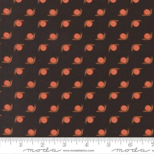 MIDNIGHT Snails, Night Owl by Gingiber, Moda Fabrics