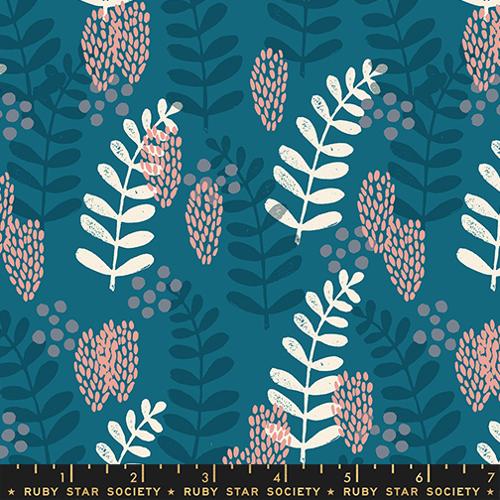 *Preorder* TEAL Fern Dell from Reimagined Landscapes by Jen Hewett for Ruby Star Society