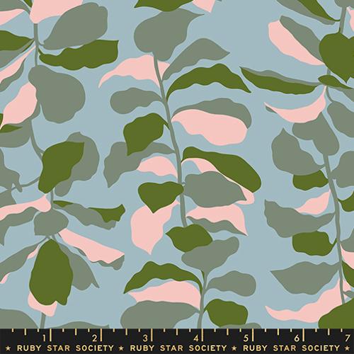 *Preorder* SOFT BLUE Fiddle Leaf, Calathea by Ruby Star Society