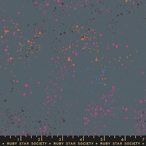 GHOSTLY Speckled Linen Cotton Canvas, Speckled by Rashida Coleman Hale for Ruby Star Society