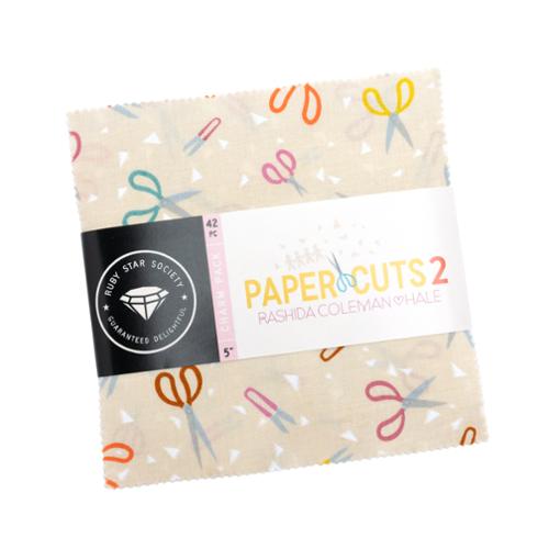 5" Charm Pack of Paper Cuts 2 by Rashida Coleman Hale for Ruby Star Society