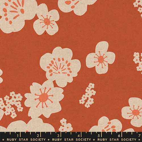 *Preorder* PERSIMMON Hana Canvas Paper Cuts 2 by Rashida Coleman Hale for Ruby Star Society