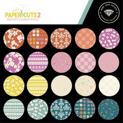 5" Charm Pack of Paper Cuts 2 by Rashida Coleman Hale for Ruby Star Society