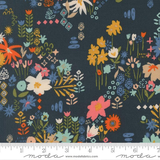 DEEP SEA Busy Boho, Boho Haven by Fancy That Design House for Moda Fabrics
