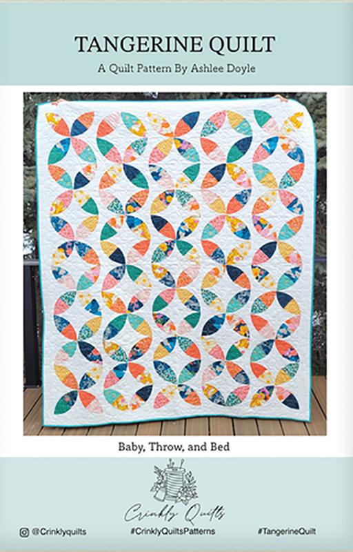 Tangerine Quilt from Crinkly Quilts