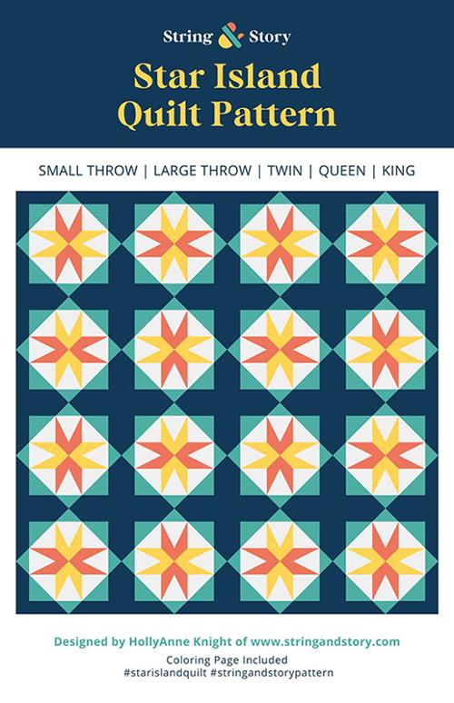 Star Island Quilt Pattern by String & Story