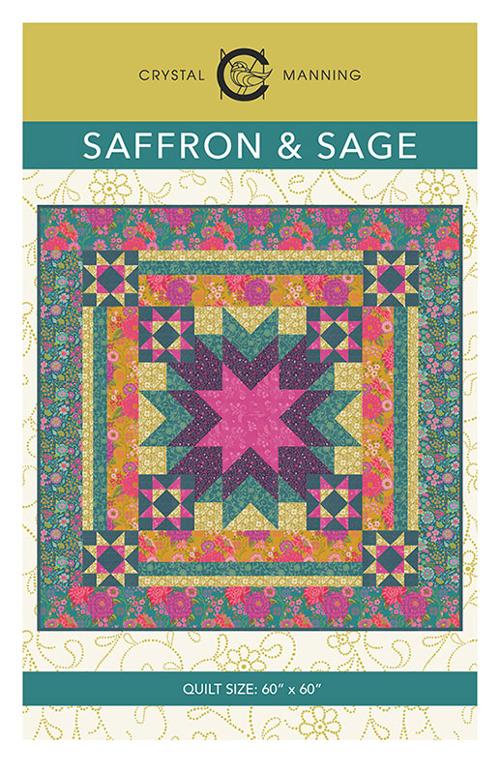 Saffron & Sage Quilt Pattern by Crystal Manning