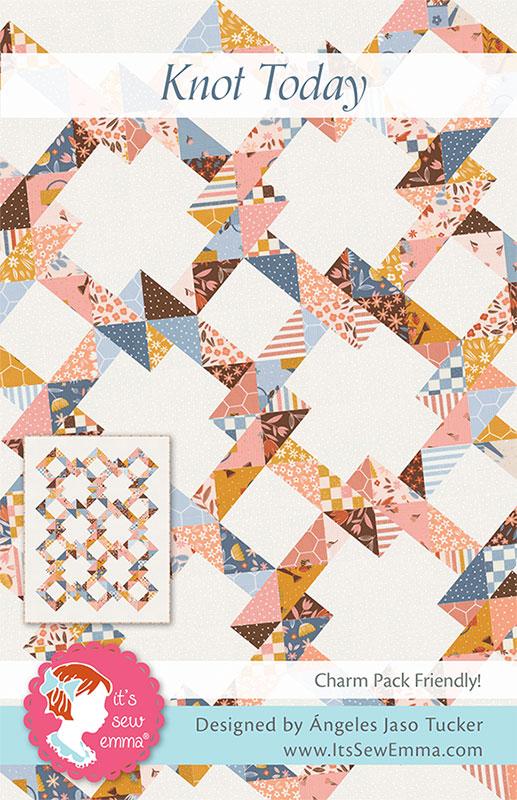 Knot Today Quilt Pattern designed by Angeles Jaso Tucker for It's Sew Emma