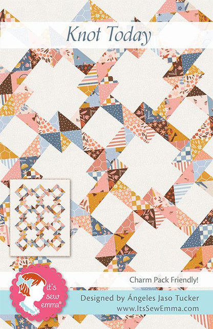 Knot Today Quilt Pattern designed by Angeles Jaso Tucker for It's Sew Emma