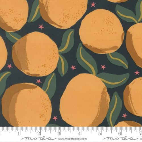 *Preorder* MIDNIGHT Easy Peasy Peachy Squeezy,  Peachy by Jessica Rose for Moda Fabrics